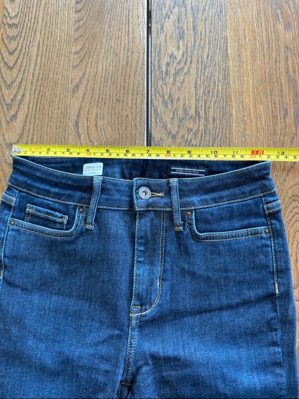 Tommy Hilfiger Denim Jeans Lisbon HW Slim Straight | Size 26/32 Skinny Straight - Picture 9 of 11